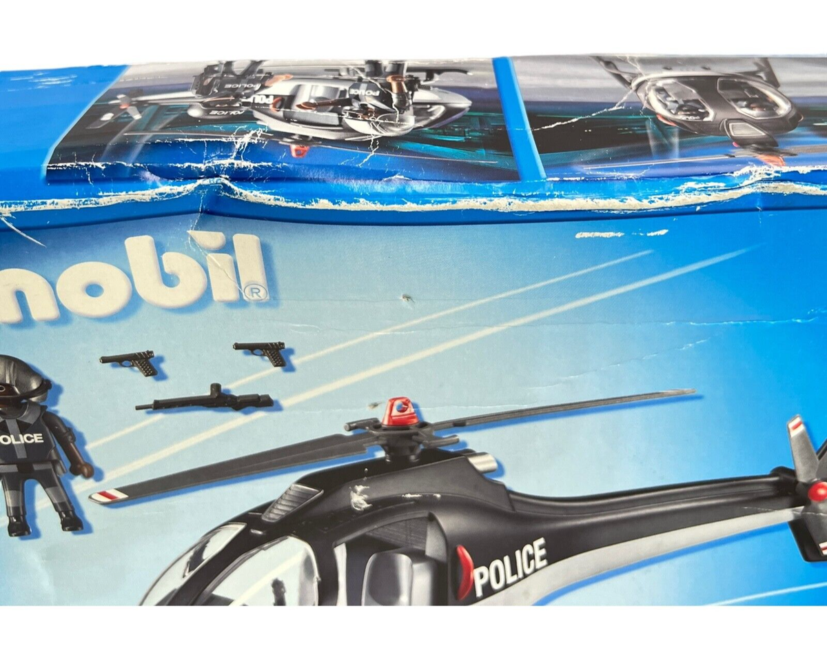Playmobil 5975 Tactical Unit Helicopter City Action 18 Pcs Factory Sealed