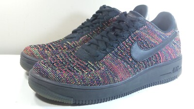 2015 NIKE AIR FORCE 1 FLYKNIT LOW 817419 001 MULTI COLOR 7.5 MAX 180 PRESTO 95