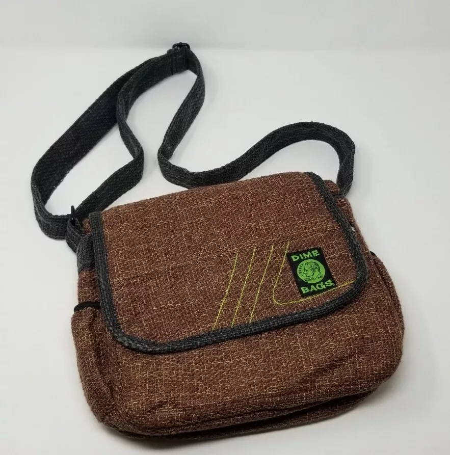 DIME BAGS Urban Hemp Crossbody Messenger Bag Purse New Unisex 13x10x4