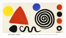 Abstraction, 1966 by Alexander Calder 2017 Art Print Abstract Poster 18x32