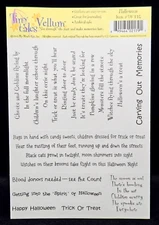 My Mind's Eye ~ HALLOWEEN ~ Tiny Tales Vellum Stickers Quotes Sayings FREE SHIP