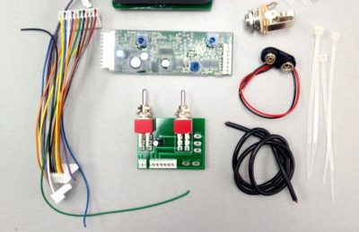 SUSTAINIAC STEALTH PRO SUSTAINER ELECTRONICS CIRCUITRY KIT WITH AUX-TT BOARD
