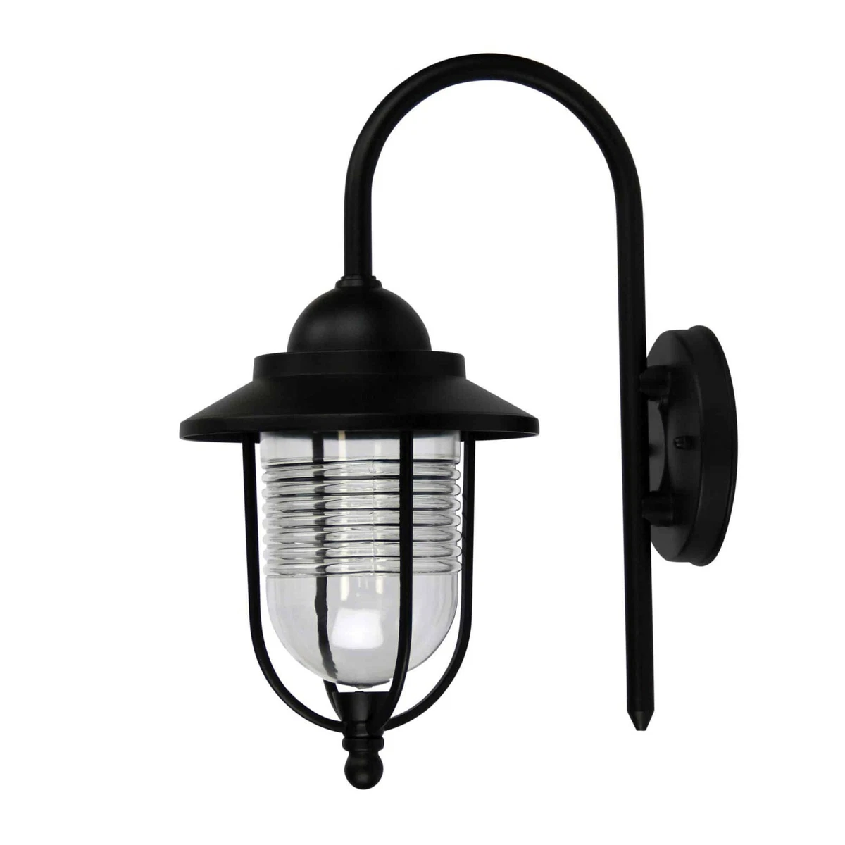 NOOSA HAMPTONS STYLE BLACK OUTDOOR WALL COACH LIGHT EXTERIOR