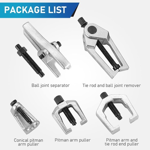 Versatile 5-Piece Ball Joint & Tie Rod End Puller Kit for Precision Repairs - Picture 4 of 8