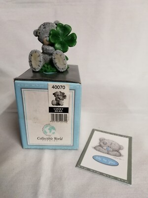 Me To You 40070 - '' LUCKY BEAR '' Sammelbär Figur verpackt.