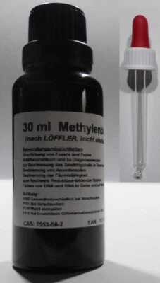 30 ml Methylenblaulösung 1%ig nach LÖFFLER, USP pharma, leicht alkalisch