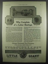 1924 Chicago Pneumatic Tool Little Giant Air Grinder Ad