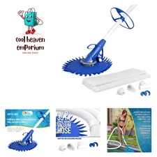 Professional Automatic Pool Vacuum Cleaner - Powerful Suction That Removes Sw...