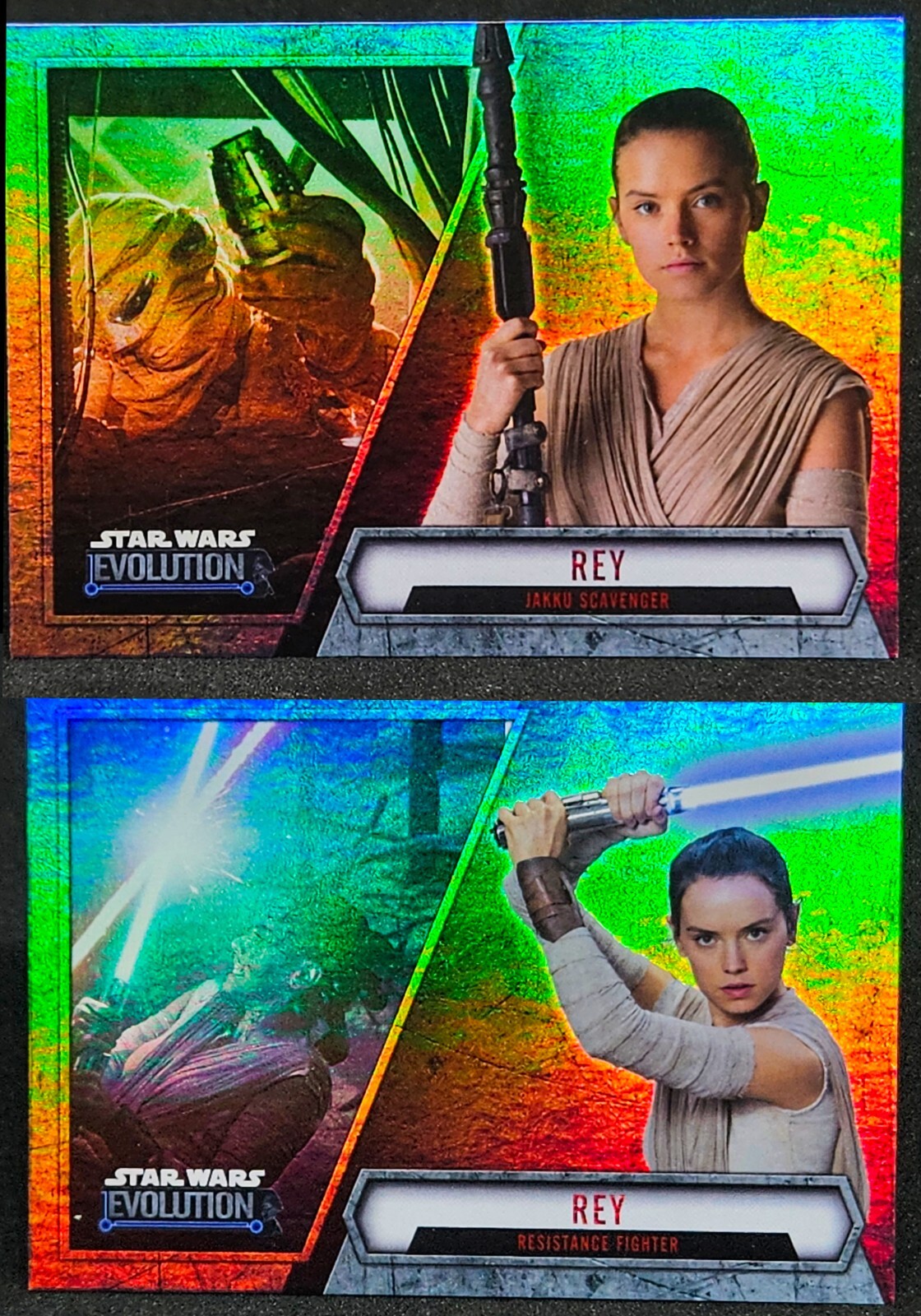 REY 2016 Star Wars Evolution Foil 90 - 91