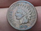 1878 Indian Head One Cent Penny- VG/Fine Details