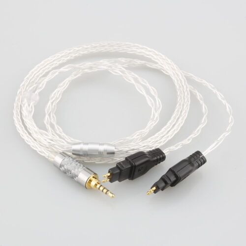 8 Core Silver Plated OCC Earphone Cable For Sennheiser HD580 HD600 HD650 HDxxx - Afbeelding 1 van 12