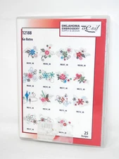 OESD Go Retro 12188 Embroidery Design Software - Floral Funky Multi Format
