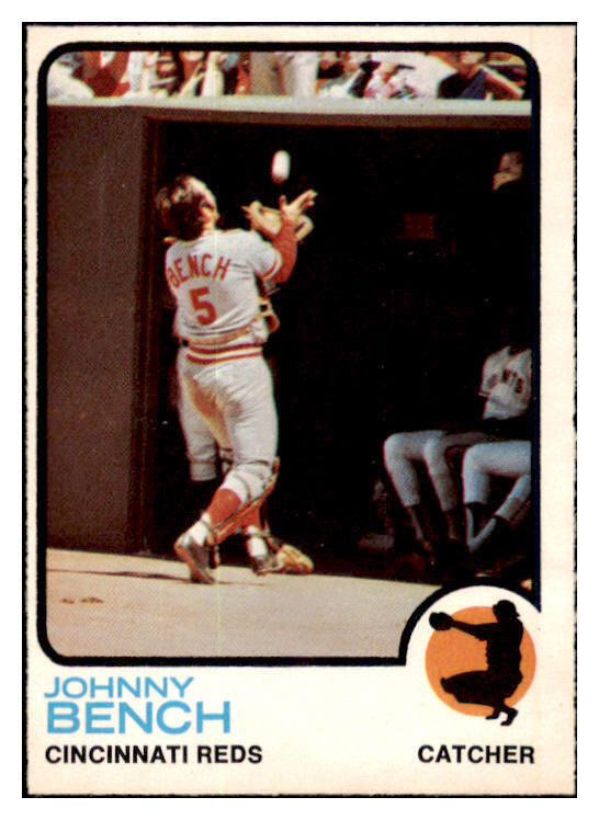 1973 O PEE CHEE #380 JOHNNY BENCH REDS NR-MT 456740 (KYCARDS