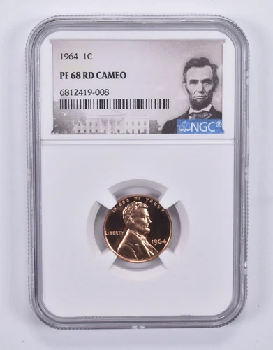 1964 Lincoln Memorial Cent PF68 RD Cameo NGC Special Label