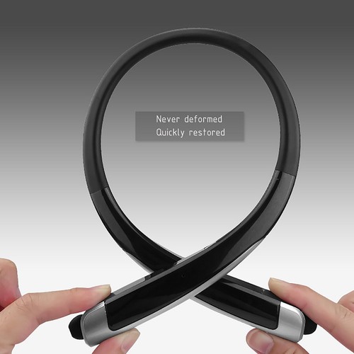 HX 1100 Neckband Stereo Wireless Headphones Headset Noise Canceling - Zdjęcie 7 z 13