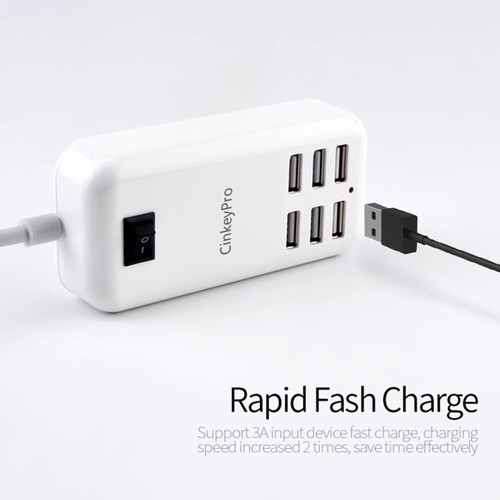 6 Ports Smart Ladegerät USB-Ladegerät Mit Mehreren Anschlüssen USB-Ladestation - 第 9/12 張圖片