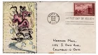 #944 New Mexico Kearny Watts 1946 FDC Santa Fe -  Thornton Shaw Hand Painted