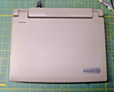Toshiba Satellite Pro 425CDT, working W95, CD, Floppy, Cords, Case, MSworks