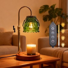 Candle Warmer Lamp with Timer and Dimmer 4-Level Dimmable Flower Light Heat L...