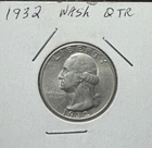1932 Washington Quarter - 90% Silver - Key Date (Extremely Fine Condition)