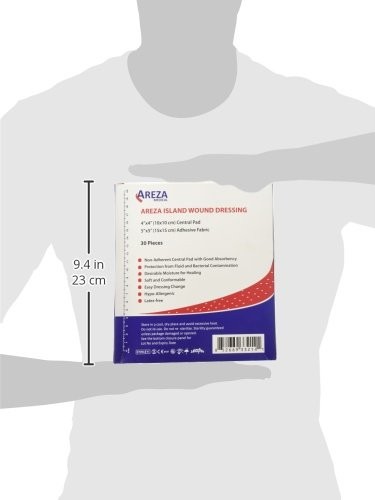 - Bordered Gauze Island Dressing - Wound Dressing - Latex Free - sterile - 6"... - Picture 9 of 9