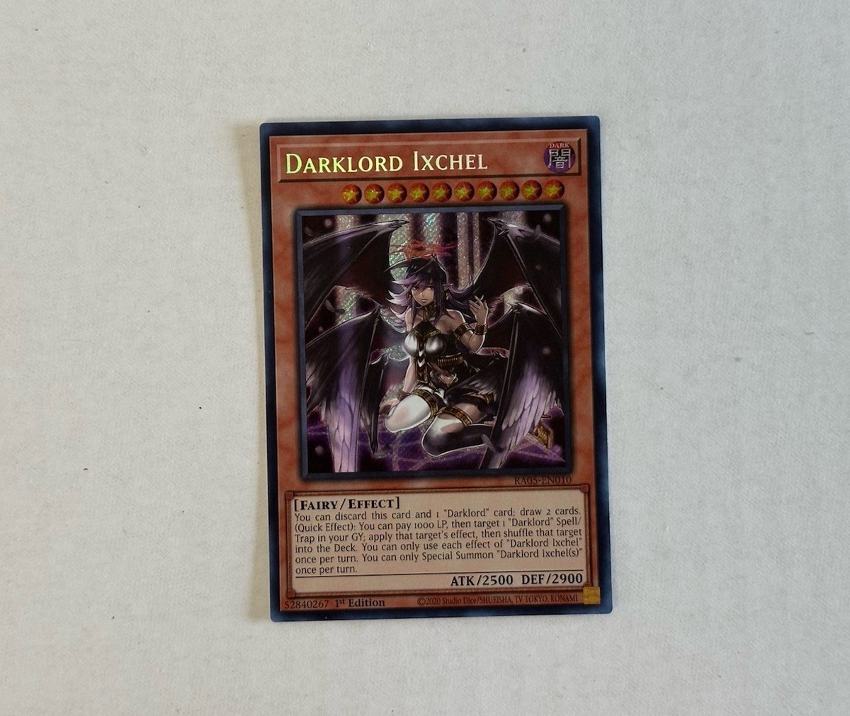 Darklord Ixchel - RA05-EN010 - Secret Rare - 1st Edition Yu-Gi-Oh