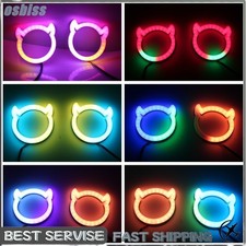 LED SRGB Dynamic Demon Shaped Angel Eyes Turn Signal Light APP Control Bluetooth