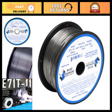 Gasless Flux Core Welding Wire 0.030" 2LB Spool - High-Quality Steel, Silver