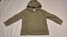 Carhartt Boys Pullover Hoodie Fleece Olive Size 5 Long Sleeve Logo