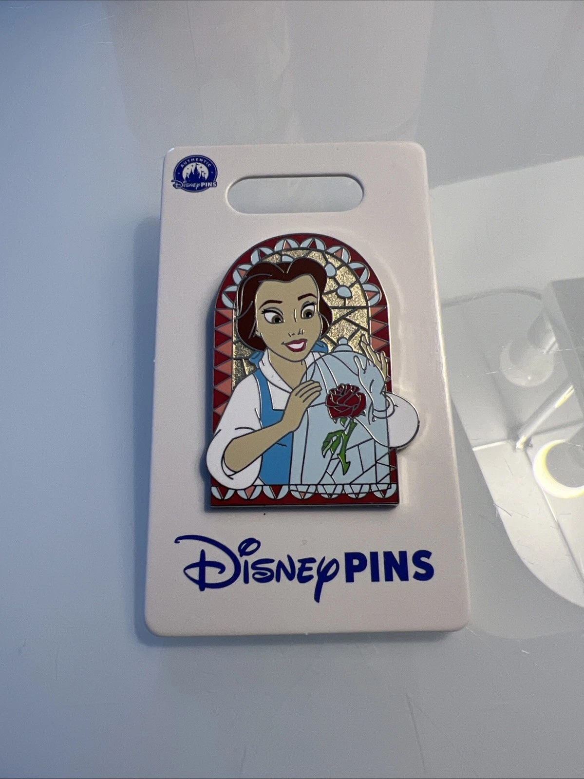 Disney Beauty And The Beast Belle 2025 Looking At Rose Pin OE New In Hand