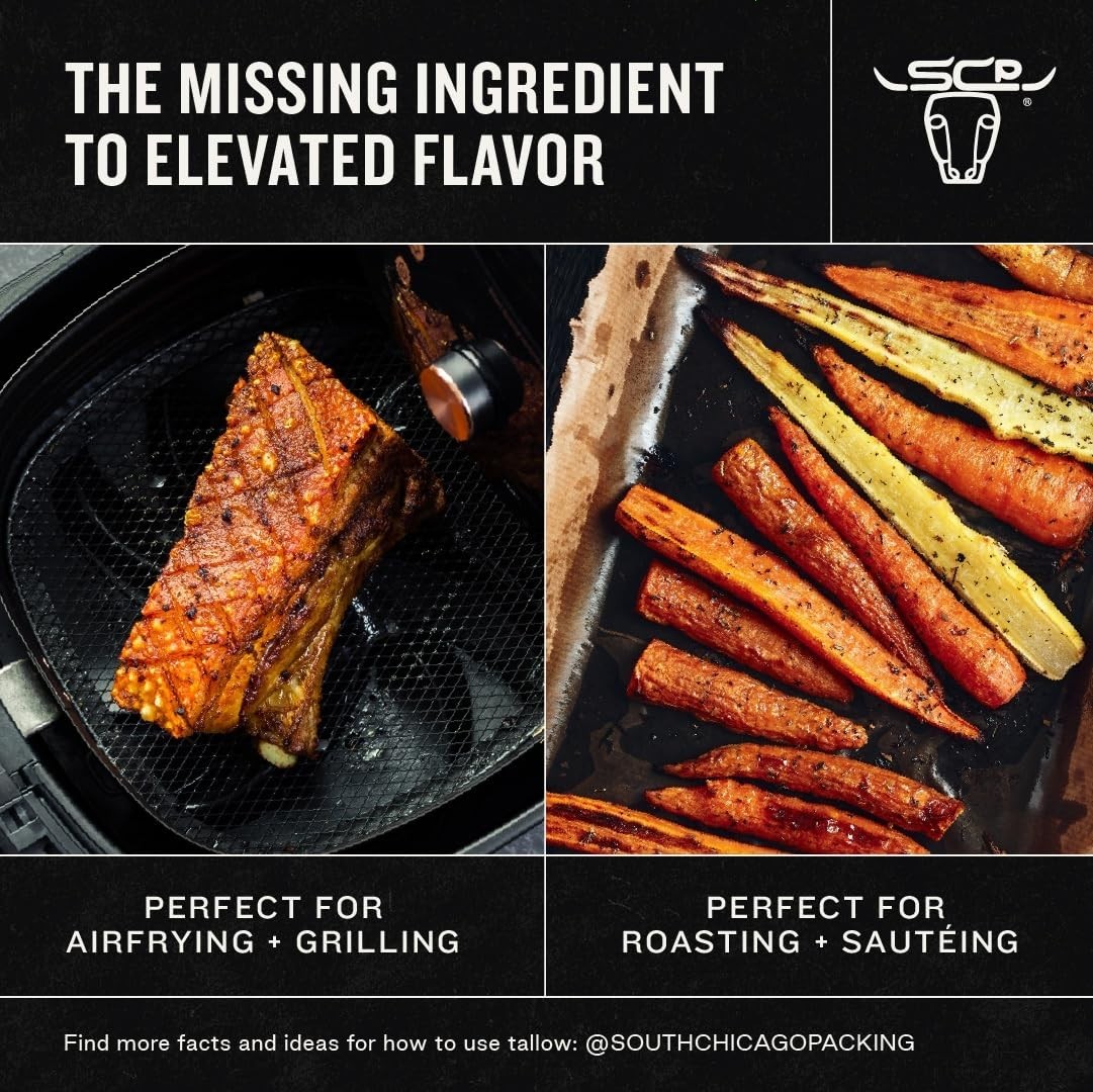 South Chicago Packing Wagyu Beef Tallow Spray, Umami-Rich, 7 Fl Oz