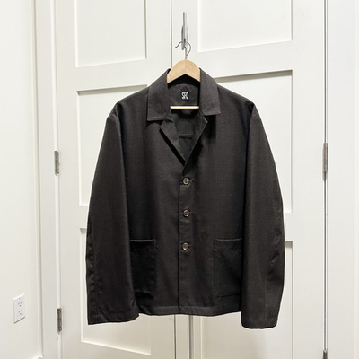 #ad #ad Scott Fraser Collection 100% Wool Partner Jacket Chore Brown England XL XXL $299.99
