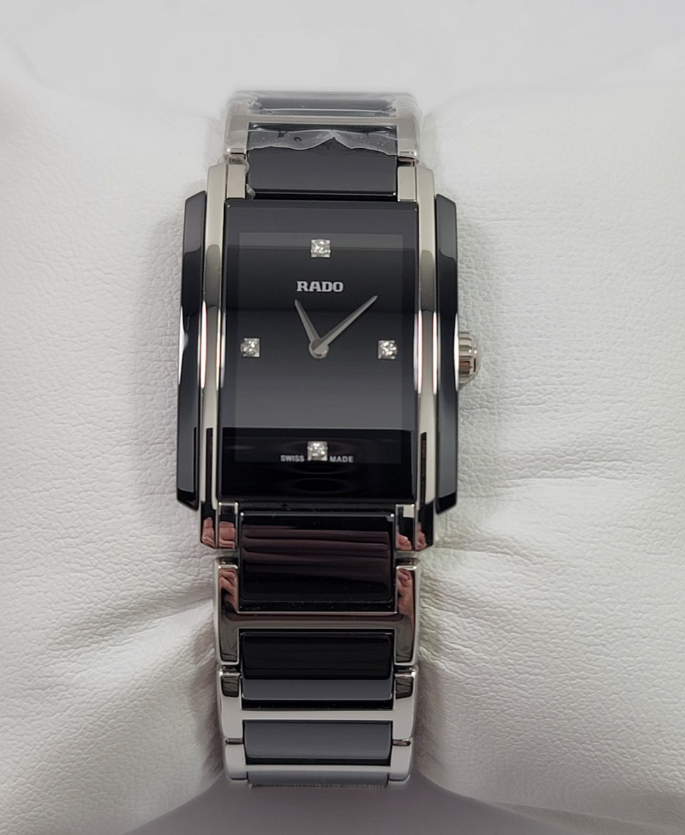 Rado Integral Quartz Diamond Ceramic Stainless Steel Ladies Watch