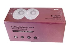 2 Full Set Collector Cup Compatible w/ Momcozy M5,Only for M5 Breast Pump SEALED