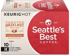 Seattle's Best Toasted Hazelnut Flavored Coffee K Cup Coffee Pods