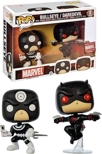Funko POP! Marvel Bullseye / Daredevil Collector Corps Exclusive 2 Pack