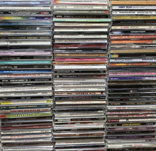 LOT of 55+ Used ASSORTED CDs 55+ Bulk CDs- Used CD Lot Wholesale CDs In ...