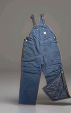 Carhartt Duck Insulated Overalls Men  s Size XL 46x30 Color EUC R03 BLK