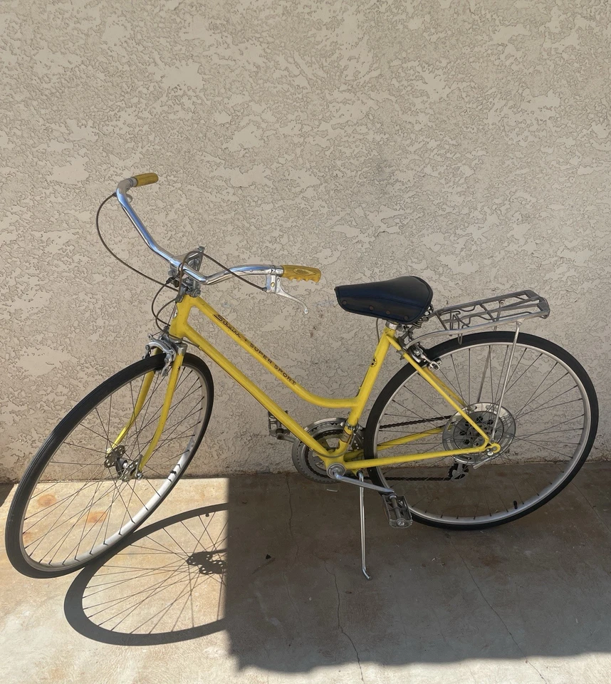 Vintage Schwinn Yellow Super Sport Bicycle 1972 - Image 2 of 4