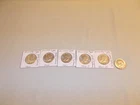 6 Kennedy Silver Half Dollars. 1965, 1966,  1967, 1968 & 1969.. 40% SILVER  Lot