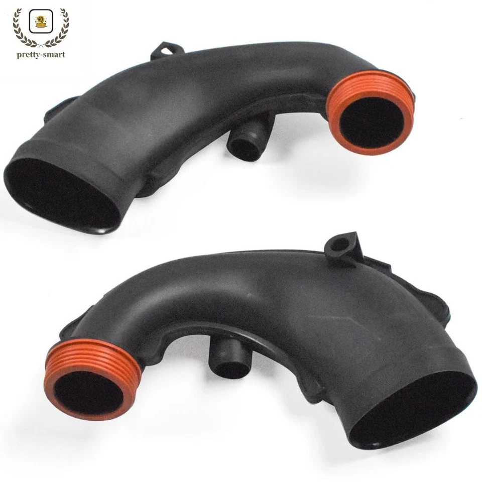 Mangueras de admisión de aire del motor trasero de 2 piezas para BMW E70 E71 F02 F07 F12 F13 550i 650i 750Li Foto 2 de 4