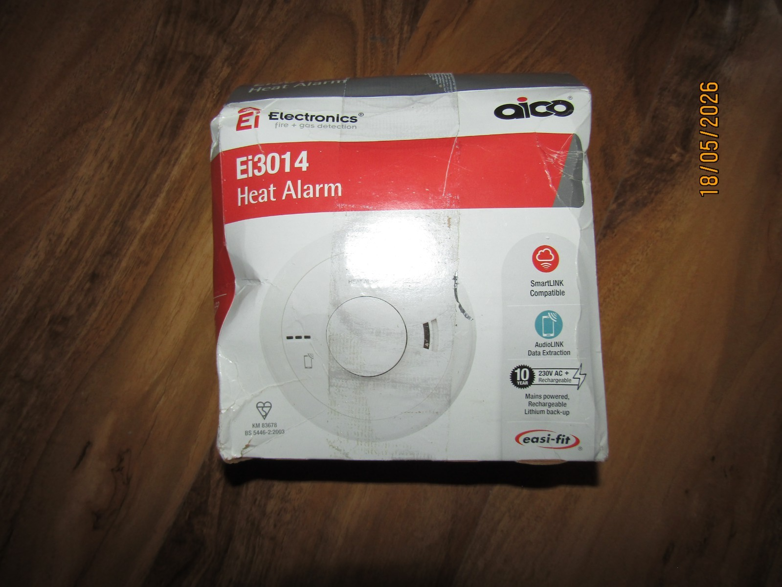 Aico  Ei3014 Heat Alarm Expiry 2032 May never used