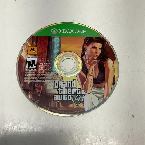 Grand Theft Auto V (Xbox One, 2014) Disc Only - Tested - Fully Functional