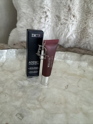 DIOR Addict Lip Glow Butter LIMITED EDITION DIOR SILVER LOGO 104 BLACK CHERRY
