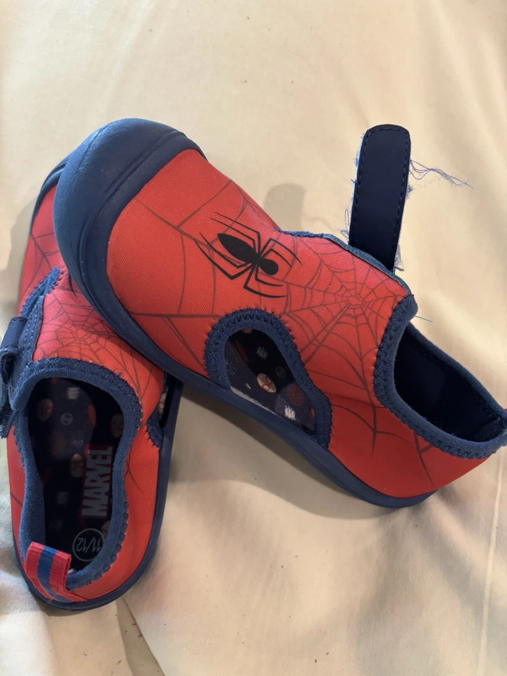 Sandália de banho Spiderman Water Shoes Disney 11 12 menino menina Marvel nova com etiquetas - Imagem 3 de 4