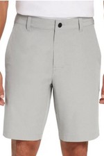 Banana Republic Men s Comfort Flat Front Shorts, Stretch Waistband.Gray Size 30