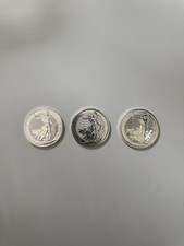 3 X 1oz Royal Mint 2026 Silver Britannias Perfect Condition