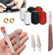 Wshxjzyay 37 Piece Sewing Tool Set, 37 Piece Sewing Kit Stainless Steel Needles,