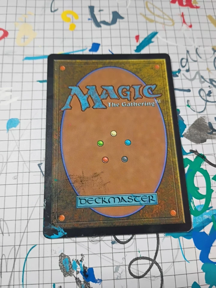 Mtg Altered Art Island Jaws Arcylic Full Art - Image 2 of 2