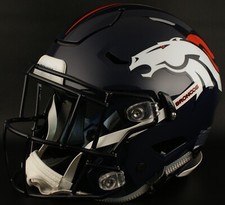 DENVER BRONCOS NFL Riddell SPEEDFLEX Authentic Gameday Football Helmet